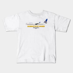 Boeing B737-900ER - United Airlines Kids T-Shirt